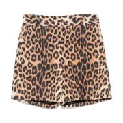 Casual Denim Shorts met Riemlussen Ermanno Scervino , Brown , Dames