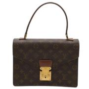 Pre-owned Canvas handbags Louis Vuitton Vintage , Brown , Dames