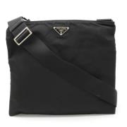 Pre-owned Canvas crossbody-bags Prada Vintage , Black , Dames