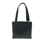 Pre-owned Leather chanel-bags Chanel Vintage , Black , Dames