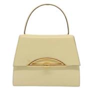 Pre-owned Leather celine-bags Celine Vintage , White , Dames