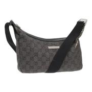 Pre-owned Canvas gucci-bags Gucci Vintage , Gray , Dames