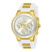 BLU Dames Quartz Horloge - Zilver Invicta Watches , Yellow , Dames