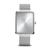 Heren Klassiek Mesh Armbandhorloge Bering , Gray , Heren