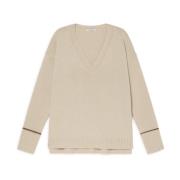 Sweater Maliparmi , Beige , Dames