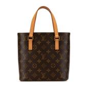 Pre-owned Canvas louis-vuitton-bags Louis Vuitton Vintage , Brown , Da...