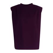 Leighton T-shirt March23 , Purple , Dames