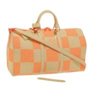 Pre-owned Canvas louis-vuitton-bags Louis Vuitton Vintage , Beige , Da...