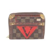 Pre-owned Leather wallets Louis Vuitton Vintage , Multicolor , Dames