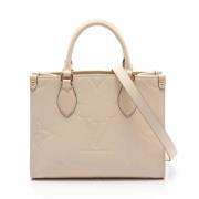 Pre-owned Fabric louis-vuitton-bags Louis Vuitton Vintage , Beige , Da...