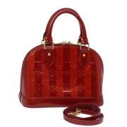 Pre-owned Leather louis-vuitton-bags Louis Vuitton Vintage , Red , Dam...