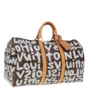 Pre-owned Canvas handbags Louis Vuitton Vintage , Brown , Dames