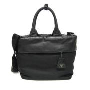 Pre-owned Leather prada-bags Prada Vintage , Black , Dames