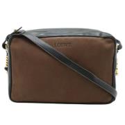 Pre-owned Leather shoulder-bags Loewe Pre-owned , Brown , Dames