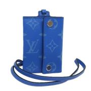 Pre-owned Canvas home-office Louis Vuitton Vintage , Blue , Dames