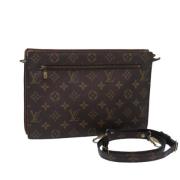 Pre-owned Canvas louis-vuitton-bags Louis Vuitton Vintage , Brown , Da...