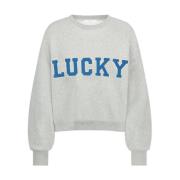 Glitter Trui Bibi Lucky By-Bar , Blue , Dames