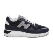 Blauwe Sneakers Interactive³ Stijl Hogan , Blue , Heren