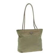 Pre-owned Fabric totes Prada Vintage , Green , Dames