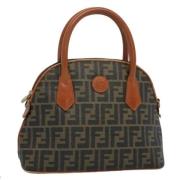 Pre-owned Canvas fendi-bags Fendi Vintage , Brown , Dames