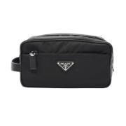 Pre-owned Leather prada-bags Prada Vintage , Black , Heren