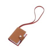 Pre-owned Leather key-holders Hermès Vintage , Brown , Unisex