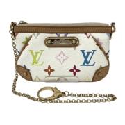 Pre-owned Canvas louis-vuitton-bags Louis Vuitton Vintage , White , Da...