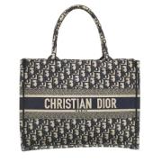 Pre-owned Canvas totes Dior Vintage , Blue , Dames