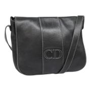 Pre-owned Leather dior-bags Dior Vintage , Black , Dames