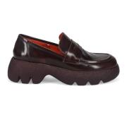 Bruine Platte Mocassin Schoenen Belle Vie , Brown , Dames