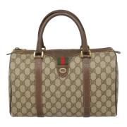 Pre-owned Leather travel-bags Gucci Vintage , Multicolor , Dames