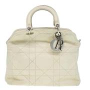 Pre-owned Leather dior-bags Dior Vintage , Beige , Dames