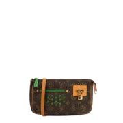 Pre-owned Canvas louis-vuitton-bags Louis Vuitton Vintage , Brown , Da...