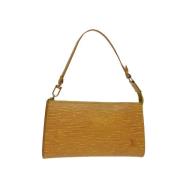 Pre-owned Leather louis-vuitton-bags Louis Vuitton Vintage , Yellow , ...