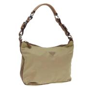 Pre-owned Nylon prada-bags Prada Vintage , Beige , Dames