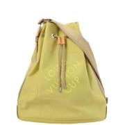 Pre-owned Canvas louis-vuitton-bags Louis Vuitton Vintage , Green , Da...