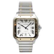 Pre-owned Stainless Steel watches Cartier Vintage , Gray , Heren