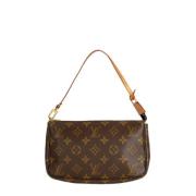 Pre-owned Canvas handbags Louis Vuitton Vintage , Brown , Dames