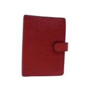 Pre-owned Leather home-office Louis Vuitton Vintage , Red , Dames