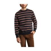 Blauw Gestreepte Sweater PS By Paul Smith , Blue , Heren