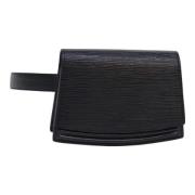 Pre-owned Leather louis-vuitton-bags Louis Vuitton Vintage , Black , D...