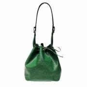 Pre-owned Leather louis-vuitton-bags Louis Vuitton Vintage , Green , D...