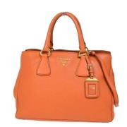 Pre-owned Leather prada-bags Prada Vintage , Orange , Dames