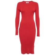 Pre-owned Fabric dresses Mugler Pre-owned , Red , Dames