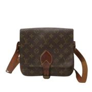 Pre-owned Canvas louis-vuitton-bags Louis Vuitton Vintage , Brown , Da...