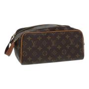 Pre-owned Canvas pouches Louis Vuitton Vintage , Brown , Dames