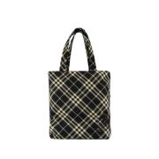 Zwarte Synthetische Shopper Tas met Top Handvatten Burberry , Black , ...