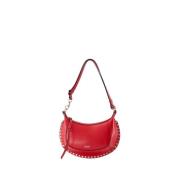 Rode leren crossbody tas met ritssluiting Isabel Marant , Red , Dames