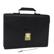 Pre-owned Leather louis-vuitton-bags Louis Vuitton Vintage , Black , D...