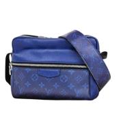 Pre-owned Canvas louis-vuitton-bags Louis Vuitton Vintage , Blue , Dam...